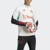 adidas Manchester United Fußballtrikots Herren Weiß Verdickt Gerader Schnitt IA7292