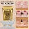 AH-8 Firming Neck Cream for Crepey Skin Care, Double Roller Massage, Skin Tightening Cream, Hexapeptide, Moisturizing, Anti-Aging Neck Cream