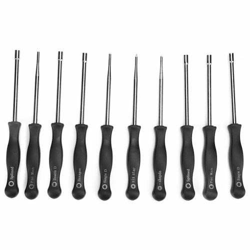 Bigking Carburetor Driver, 10-Piece Carburetor Adjustment Tool Kit, Stainless Steel + Engineering Plastic with Storage Box, Suitable for Most Small 2-