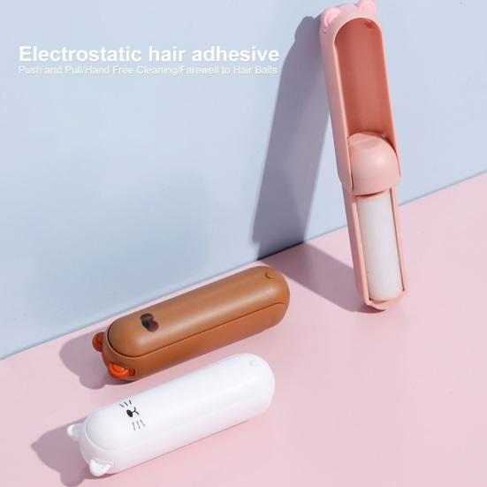 Fusselrolle, faltbar, kompakt, Staubentferner, Kleidung, Flusenfänger, tragbar, starke Klebrigkeit, Haar-Fusselrolle für Zuhause