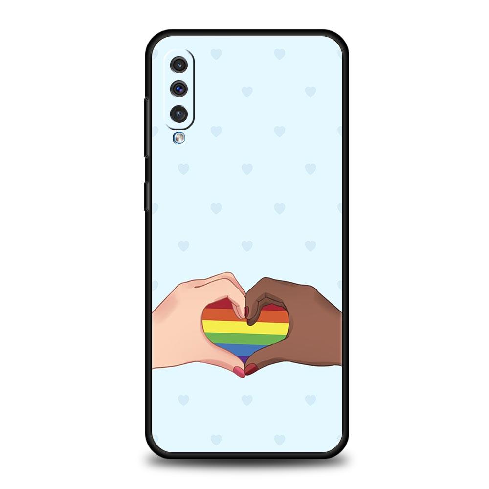 Gay Lesbian Rainbow Pride Phone Case for Samsung Galaxy A56 A36 A26 A16 A34 A24 A42 A22 A20 A12 A40 A30 A10 Soft TPU Cover Shell