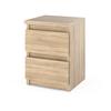 Sonoma Oak Nightstand 30 CM 2S Night Table Bedroom Furniture Chest of Drawers