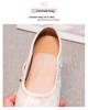 Girls' Chinese Style Soft Sole Leather Loafers - Spring 2026 Princess Flats for Medium & Large Children.