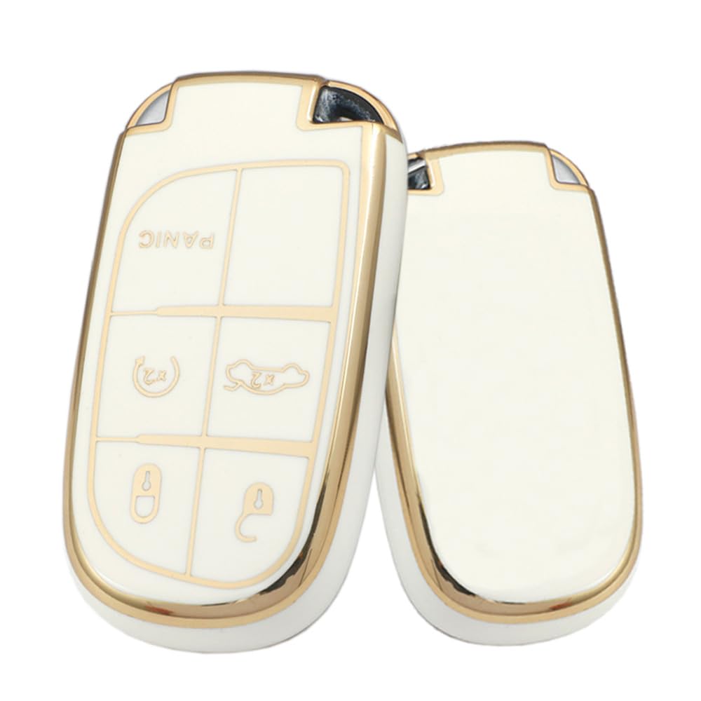 [KUNIO] Jeep Key Case Key Holder Key Cover Silicone for белый