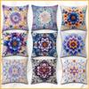 Floral Color Block Cushion Cover: Spring/Summer Decorative Pillowcase for Home, Bedroom, or Living Room Sofa