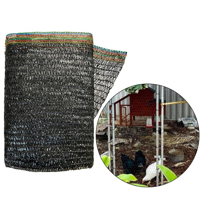 Breathable Sun Resistant Garden Shade Cloth Mesh For Vegetables Flowers Greenhouse Raised Beds Black Outdoor Plant Cover