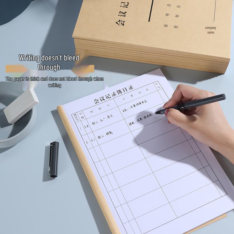 Business Meeting Minutes Notebook
