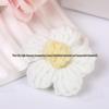 DIY Yarn Flowers: Handmade Knitted Crochet Puff Flower Accessories for Teacher's Day