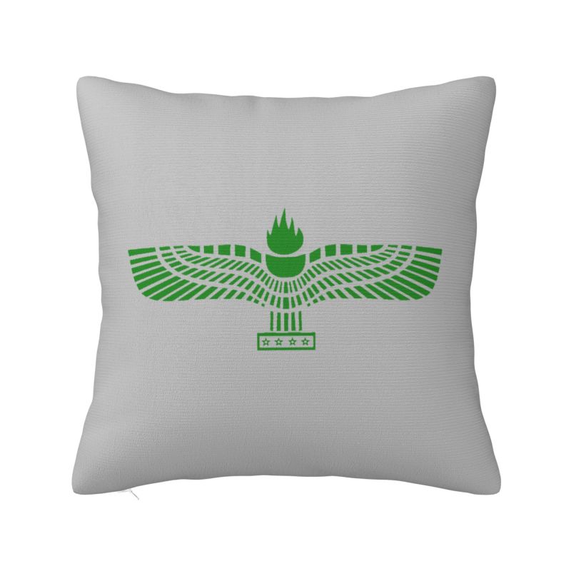 Custom Luxury Flag Of The Assyrians Cushion Covers 40X40Cm Soft Throw Pillow For Sofa Square Pillowcase