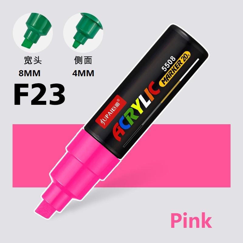 15 Farben Größere Kapazität Acryl-Marker Stifte, Ultra-breiter Kopf 15MM/8MM Graffiti, Malerei, Zeichnen, Werbeplakate Kunstbedarf