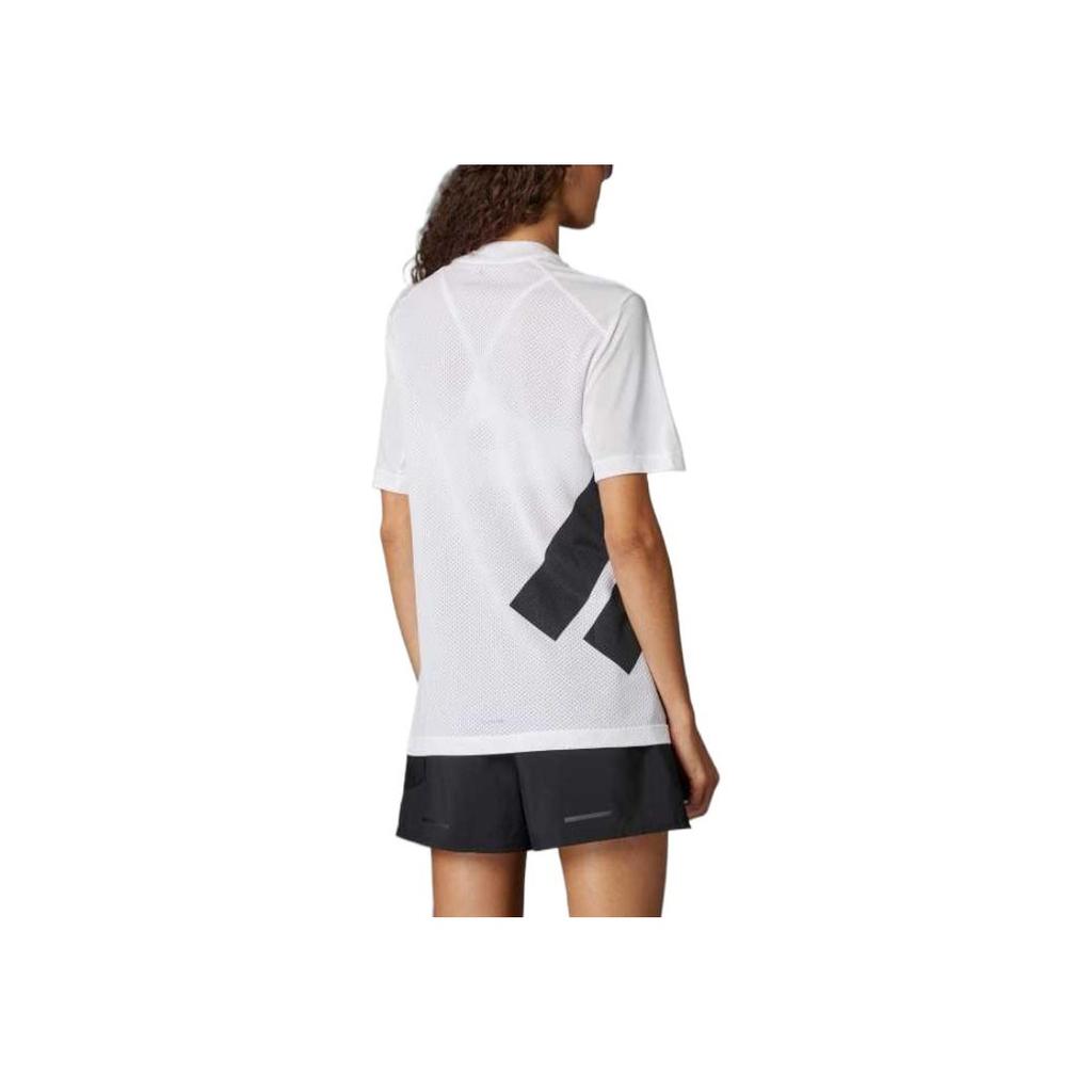 Adidas Climacool Soft Comfortable Moisture-Wicking Breathable Short Sleeve T-Shirt Women Tops White JN8140