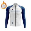 Men's Cycling Long Jackets Thermal Fleece Warm Lightweight Jerseys Camiseta Termica Hombre Invierno  Winter Velvet Warm Cycling Clothing Suit Set