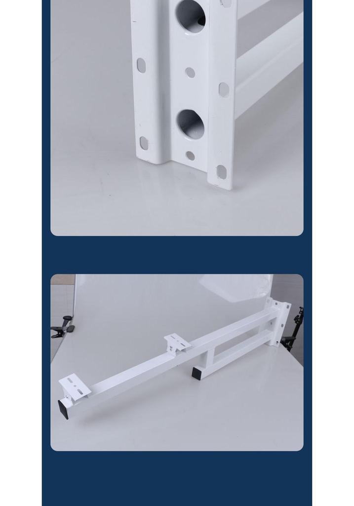 One Meter Outdoor Camera Wall Mount Bracket with Horizontal Arm and Thickened Square Tube