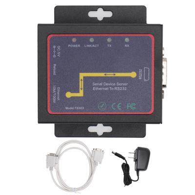 TXI022 RJ45 To RS232 Serial Network Adapter Bi Directional Transfer TCP IP Serial Network Adapter