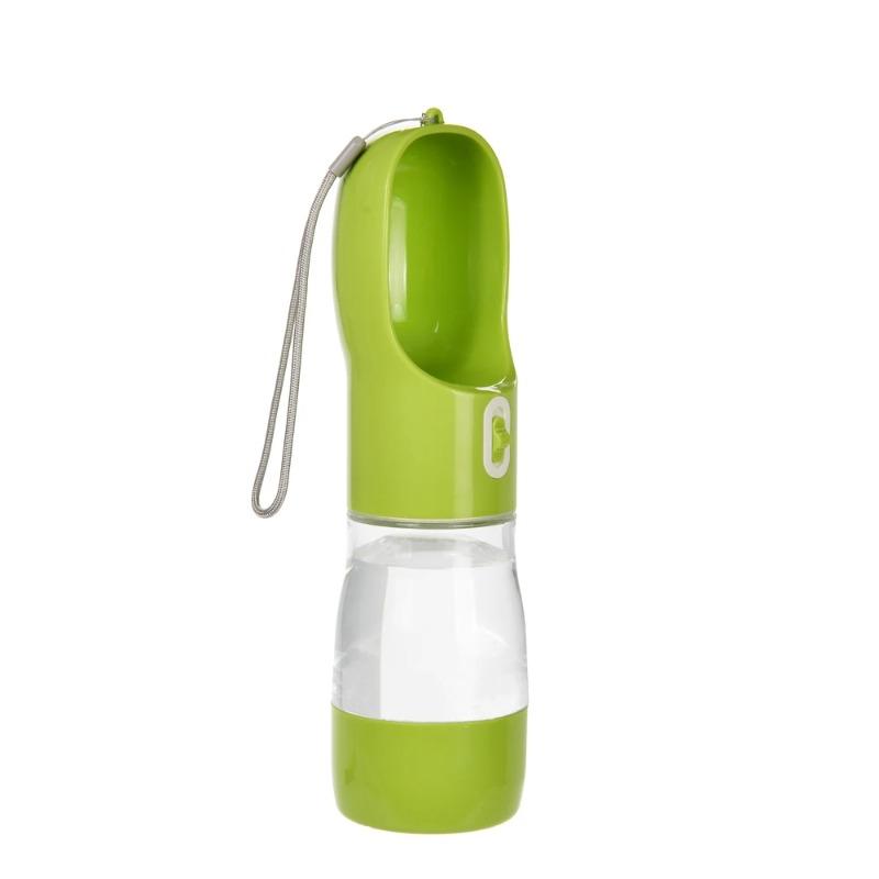 2 In 1 Pet Dog Water Bottle Cat Food Dispenser Portable Multifunctional Drinking Bowl for Small Large Dogs Travel Puppy Supplies
