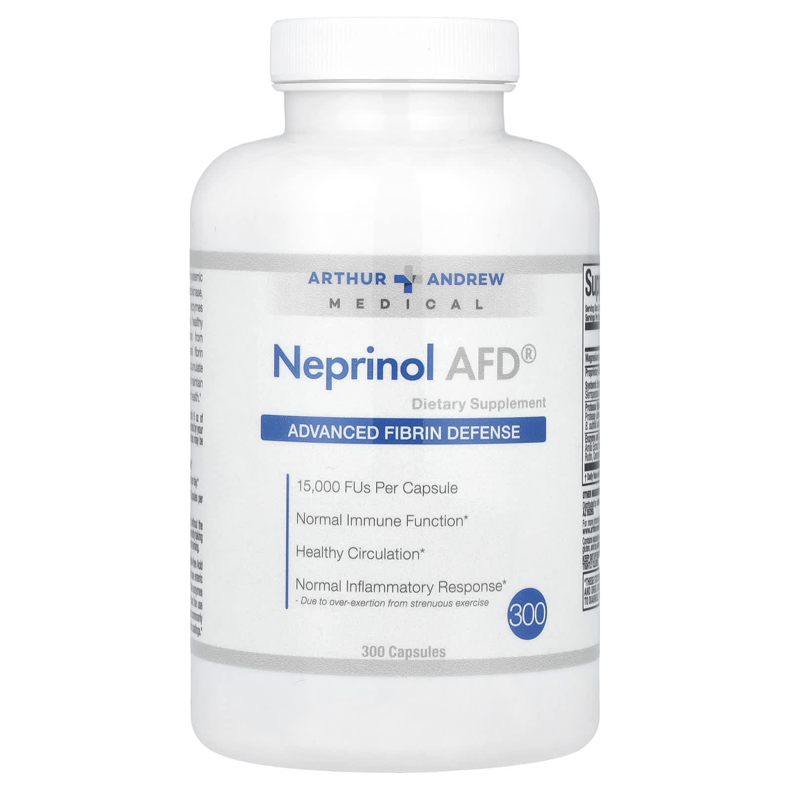 

Neprinol Afd®, Advanced Fibrin Defense, 300 Capsules