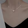 Acacia Bean Necklace for Women, Japanese and Korean Simple and Fashionable Temperament, Cold Style, Versatile Doudou Pendant Collarbone Chain