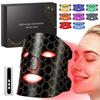 Photon Skin Rejuvenation LED Face Mask with Neck - Red & Green Light Therapy for Home Use to Brighten Skin Tone