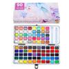 Solid Watercolor Paint Set 90 Colors  Neutral Packaging Watercolor Pearlescent Color Fluorescent Color