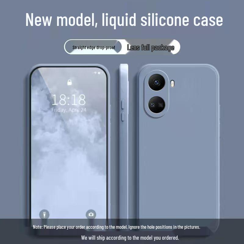 Huawei Nova10SE Simple Solid Color Liquid Rubik's Cube Soft Case with Full Coverage Drop Protection