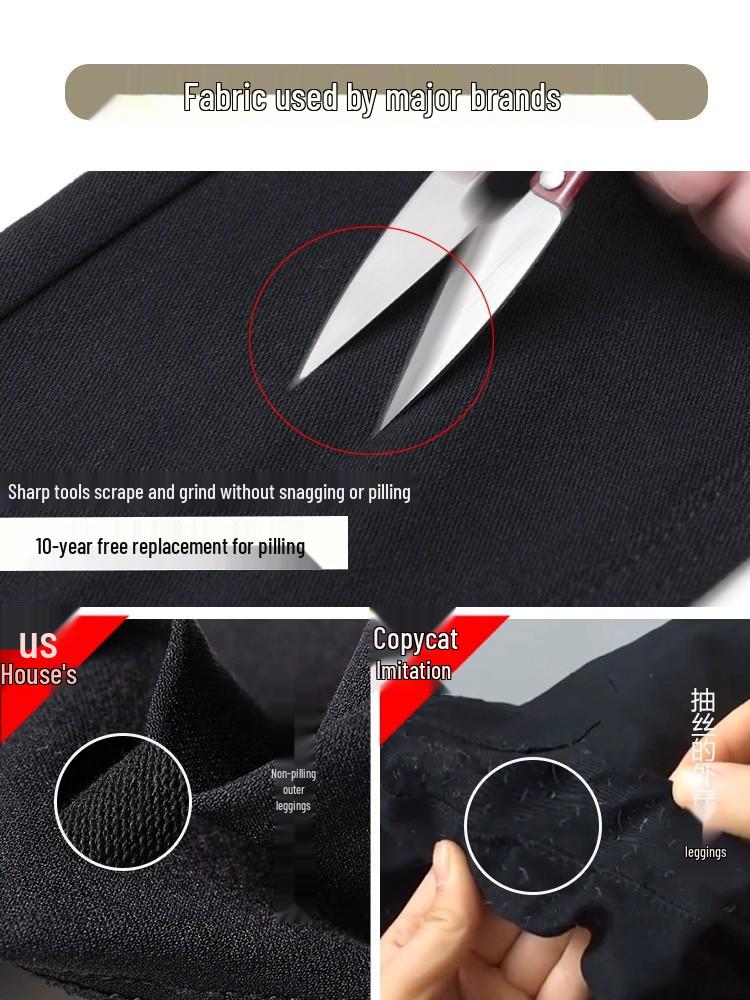 Damen Schwarz Plus Samt Lammwolle Baumwolle Leggings - Dicke, Warme Hose für Herbst/Winter 2025