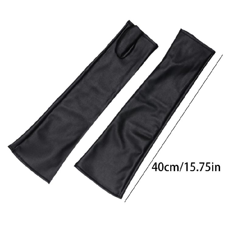 Nachtclubhandschuhe für Frauen und Mädchen Halbfinger Dunkle Handschuhe Partyzubehör