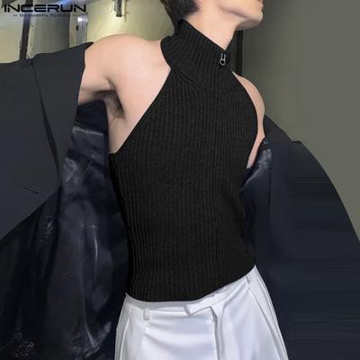 Yazlık Erkek Kolsuz Fermuarlı Fitilli Atlet Tişörtler