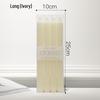 Transparent T-Shaped Glass Candlestick for Home, Living, and Dining Room Decoration