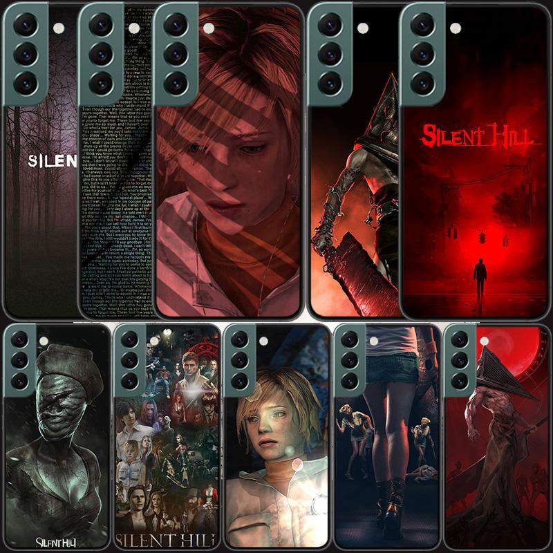 Games S-Silent Hill Phone Case For Samsung Galaxy S22 S25 Ultra S21 S10 Plus S26 Edge S20 S23 S24 FE Cover Silicone Soft TPU