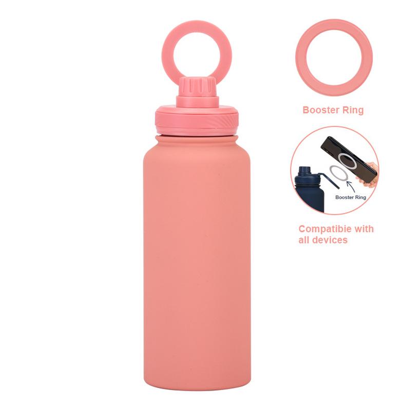 Magnetic Lid Sports Water Bottle