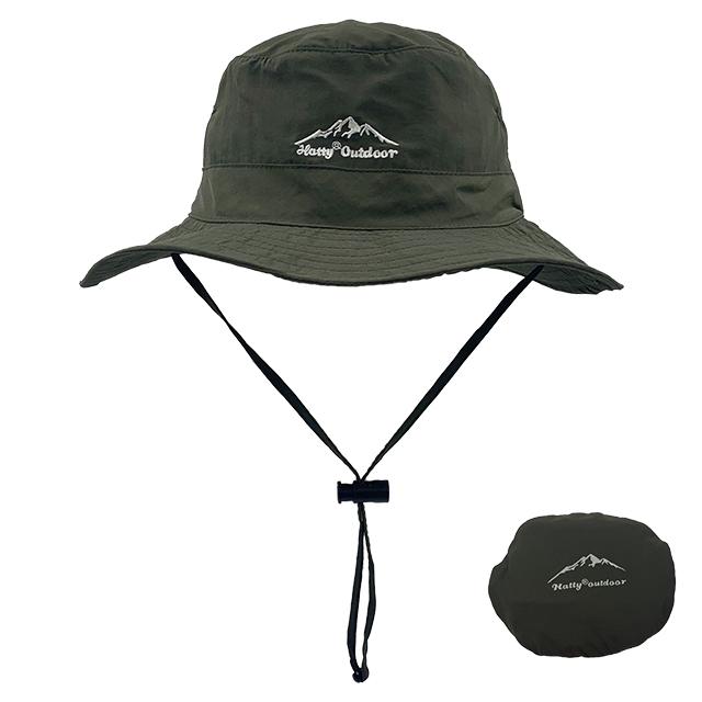 2020 Vendita Calda Cappello a Secchiello Ricamato in Poliestere Cappello Pieghevole con Tasca a Zip Cappello da Sole UV da Spiaggia Cappello Portatile ad Asciugatura Rapida per Adulto