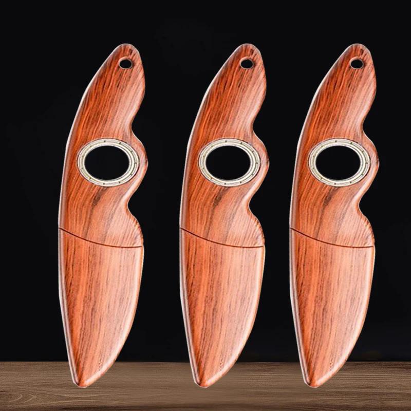 Portable Rotary Knife Meat Cleaver Kitchen Boning Cutter Household Fruit Vegtable Knife Pocket Knife BBQ Cooking Chef Knife