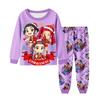 Children's Fashion Suit Skirt Round Neck Long Sleeve Top Pants