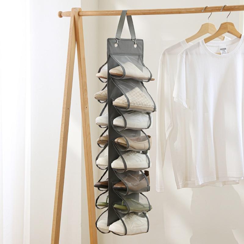 1PC Legging Storage Bag Storage Hanger Can Holds 16/26 Leggings or Shirts Jeans Compartment Storage Hanger