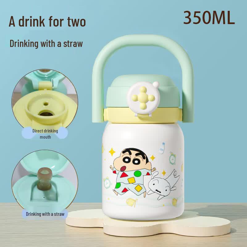 Crayon Shin-chan Dual-Drink Insulated Water Bottle 350ml