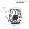 Nordic Geometric Wrought Iron Fruit & Snack Basket