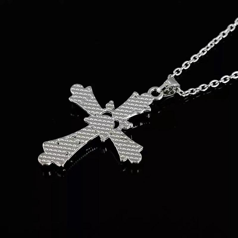 Colorful Bohemian Unique Cross Pendant Necklace For Trendy Jewelry Womens