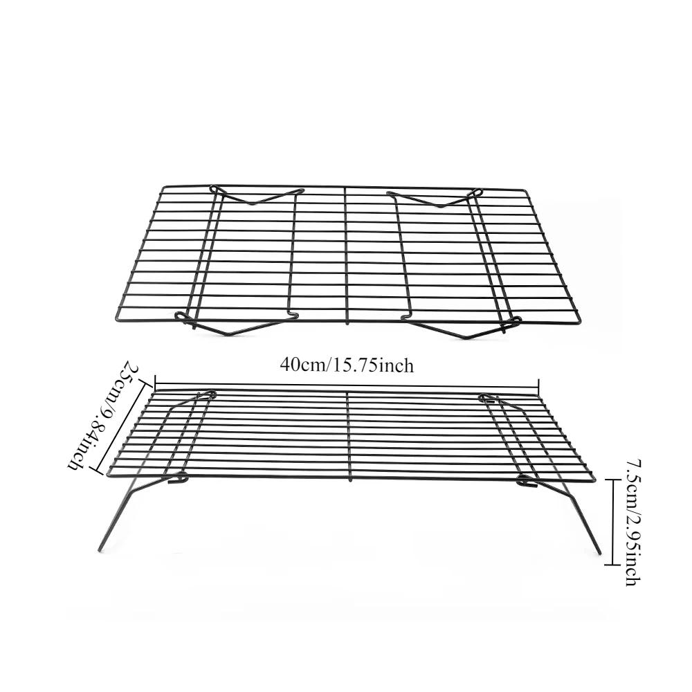 

Охолоджувальна решітка для торта Хліба Місячного пирога Печива Складна охолоджувальна решітка Мусу Сухої локшини Інструмент для охолодження випічки