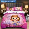 Set Biancheria da Letto 3 Pezzi Princess Sofia K-pop Music Group, Ideale per Camera da Letto, Dormitorio, Include Copripiumino e 2 Federe, Regali per Fan
