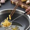 4Pcs Ergonomic Hot Pot Strainer Spoon Stainless Steel Kitchen Colander Filter Sieve for Tea Coffee Oil Water Drainage Cooking