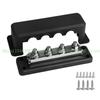 Marine Bus Bar 48V with 3/8” Post,Battery Bus Bar with Cover 600A Power Distribution Terminals Block for Car