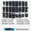 CS1.0-4.0mm Rubber O Ring High Quality Sealing Washer Balck NBR O-ring Plumbing Gasket Car Air Condition Oil Resistant Oring Kit