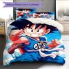 Dragon Ball Character Son Goku Pattern Bedding Home Decoration Birthday Gift (1 * Duvet Cover + 2 * Pillowcase, Without Core)