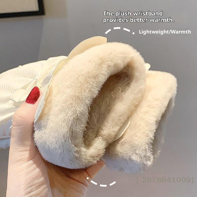 Women's Winter Thermal Touchscreen Gloves, Thick Fleece Lined Windproof Riding Gloves for Outdoor Cold Weather Commute Gloves