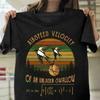 Airspeed Velocity Of An Unladen Swallow MontyPython Vintage Black TShirt