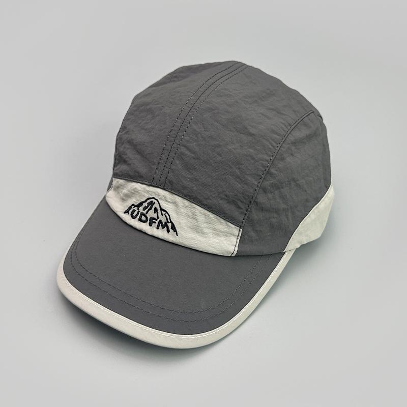 Quick Drying Peak Baseball Hats New Unisex Breathable ins Sunshade Short Eaves Versatile Outdoor Fashion Color Block Peaked Caps