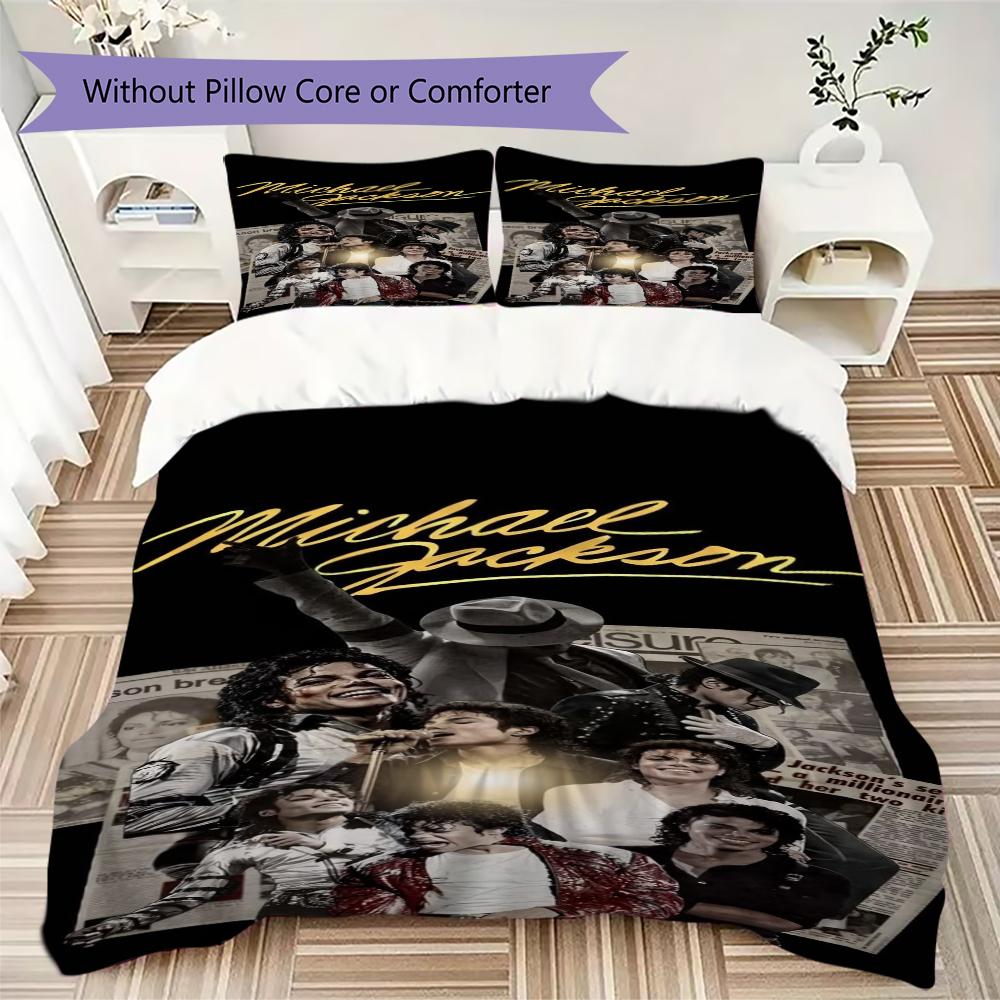 Michael Jackson Dangerous World Tour Threepiece Set Without Core 1 Duvet Cover 2 Pillowcase Without Core Duvet Cover And Pillowcase