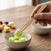 800Pcs Bamboos Raw Dessert Pick Mini Two-prong Fork Snack Fork Fruit Skewer  Outdoor Snack Eating