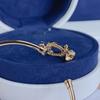 V Gold Classic Fred Horseshoe Buckle Full Diamond Versatile Premium Bracelet Bracelet Women