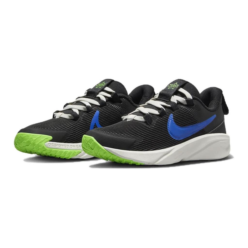 Nike Star Runner 4 PS Μαύρο Racer Μπλε Παιδικά Αθλητικά Παπούτσια Summit-Λευκό Πράσινο-Strike DX7614-004